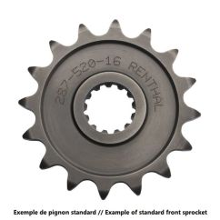 Pignon RENTHAL acier anti-boue - 520