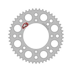Couronne RENTHAL alu anti-boue - 420