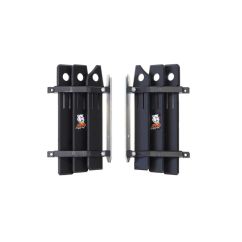 Protections de radiateur AXP Xtrem - PEHD 8 mm - noir
