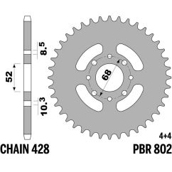 Couronne PBR Acier Standard - 428