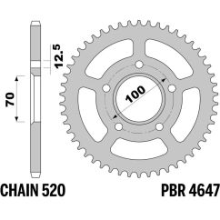 Couronne PBR alu renforcé - 520