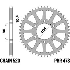 Couronne PBR alu renforcé - 520