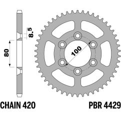 Couronne PBR acier standard - 420