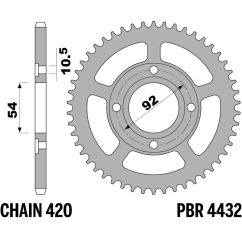 Couronne PBR acier standard - 420