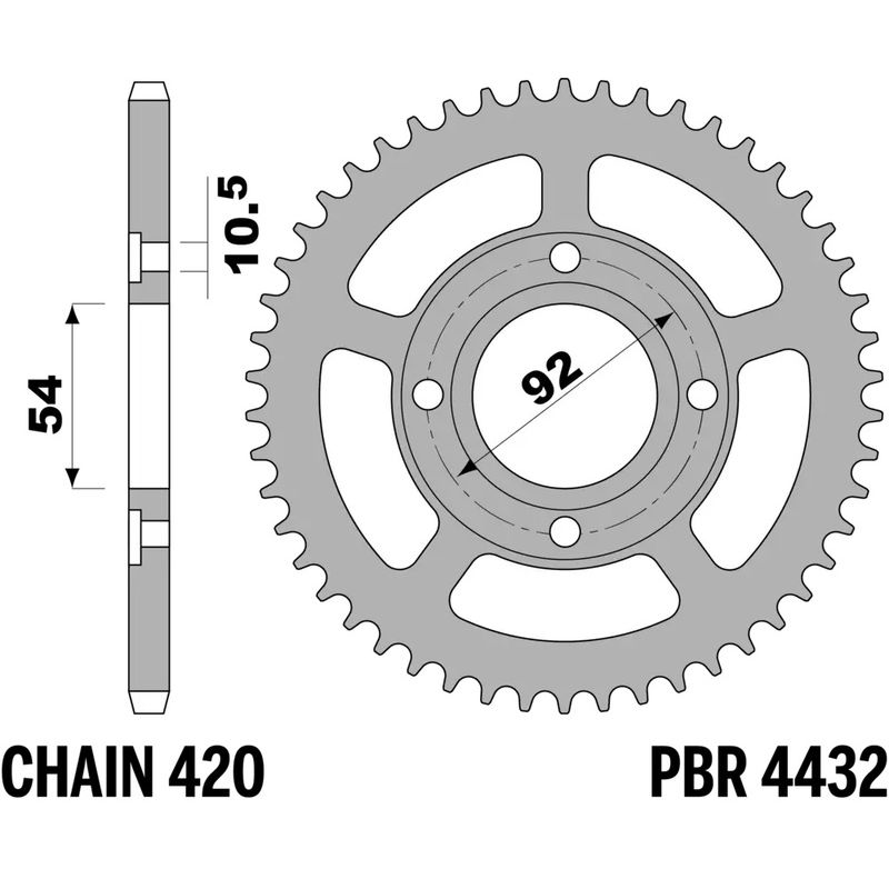 Couronne PBR acier standard - 420