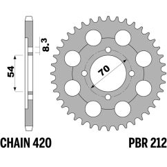 Couronne PBR acier standard - 420