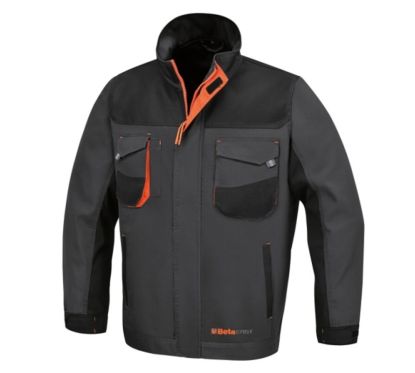 Veste de travail BETA en T/C canvas 260 g/m² empiècements en Oxford