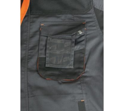 Veste de travail BETA en T/C canvas 260 g/m² empiècements en Oxford