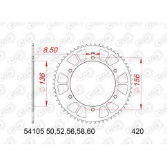 Couronne AFAM acier standard - 420