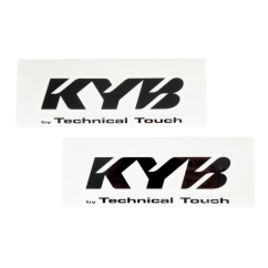 Kit autocollants de fourche KYB Technical Touch - noir