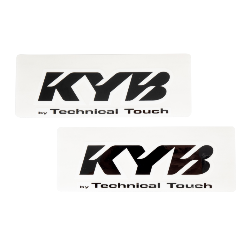 Kit autocollants de fourche KYB Technical Touch - noir