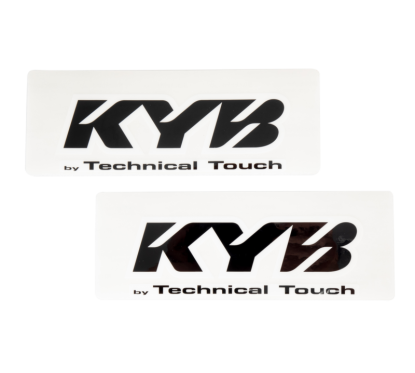 Kit autocollants de fourche KYB Technical Touch - noir