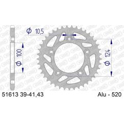 Couronne AFAM alu standard - 520