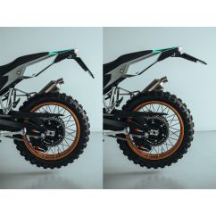 Feu arrière LED sur support de plaque RACETECH Integra - noir