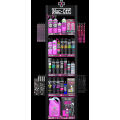 Présentoir premium MUC-OFF éclairé – simple (produits inclus)
