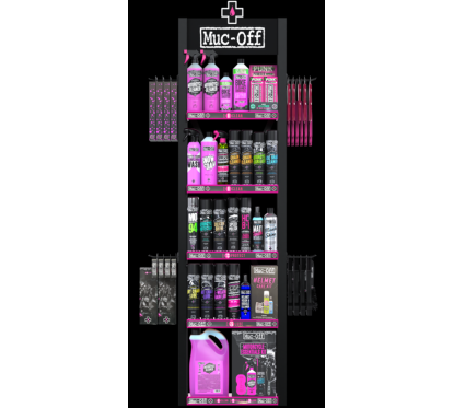 Présentoir premium MUC-OFF éclairé – simple (produits inclus)