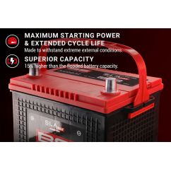 Batterie BS BATTERY SLA Max sans entretien activée usine - GR26-620 Batterie BS BATTERY SLA Max sans entretien activée usine - GR26-620