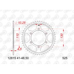Couronne AFAM acier standard - 525