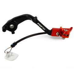 Pédale de frein RFX Pro Series - embout repliable - orange