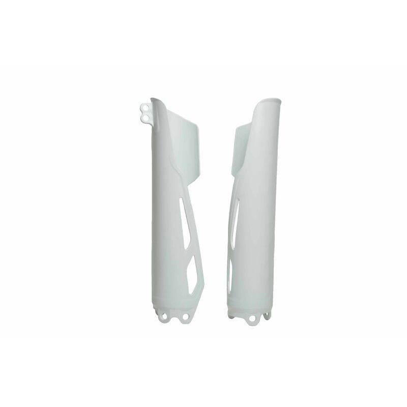 Protections de fourche RACETECH - jaune fluo