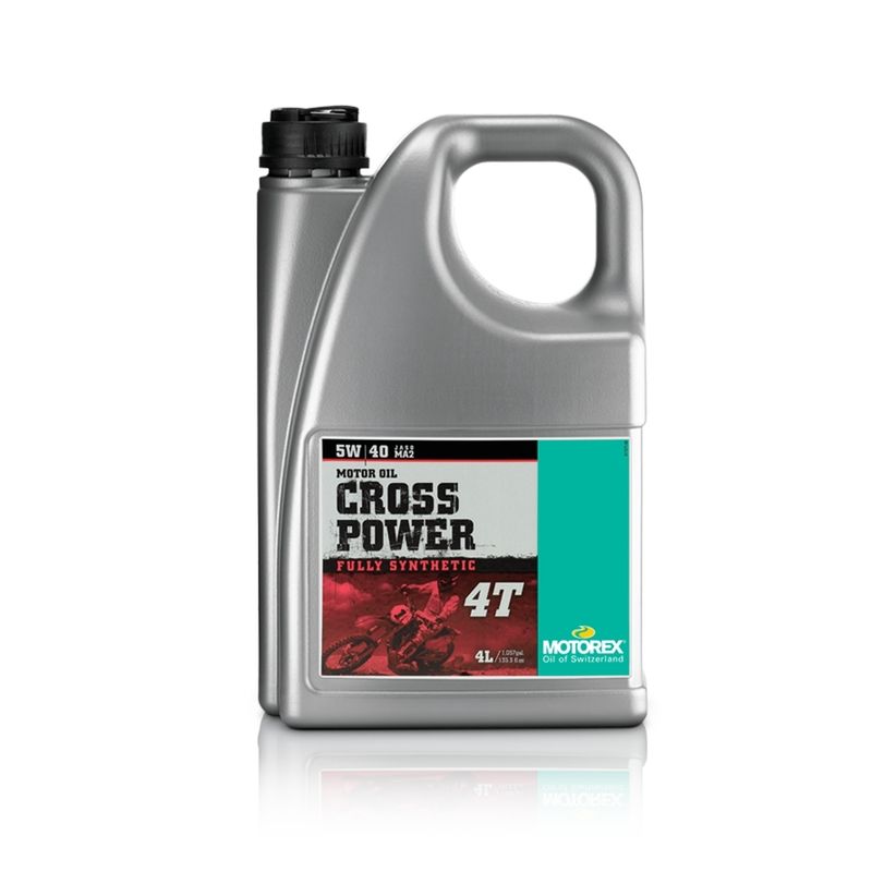 Huile moteur MOTOREX Cross Power 4T - 5W40 JASO MA2 - 4L