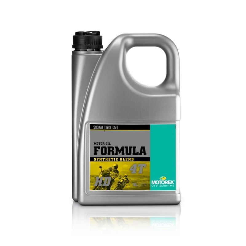 Huile moteur MOTOREX Formula 4T - 20W50 JASO MA2 - 4L