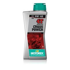Huile moteur MOTOREX Cross Power 4T - 5W40 JASO MA2 - 1L