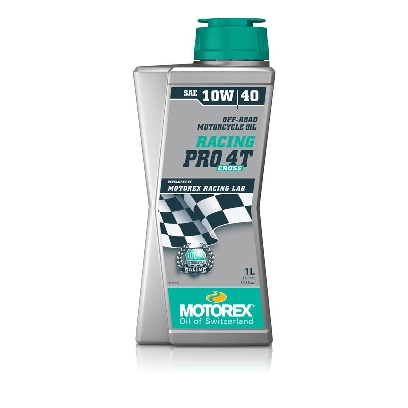 Huile moteur MOTOREX Racing Pro Cross 4T - 10W40 1L Huile moteur MOTOREX Racing Pro Cross 4T - 10W40 1L