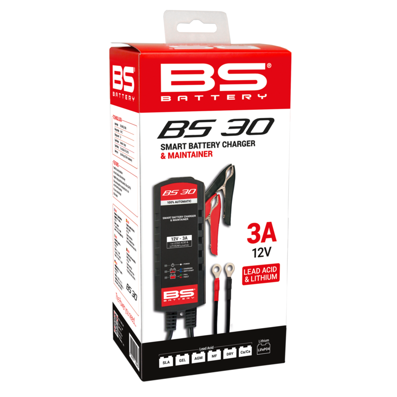 Chargeur de batterie intelligent BS BATTERY BS30 - Kit 20+3 Chargeur de batterie intelligent BS BATTERY BS30 - Kit 20+3