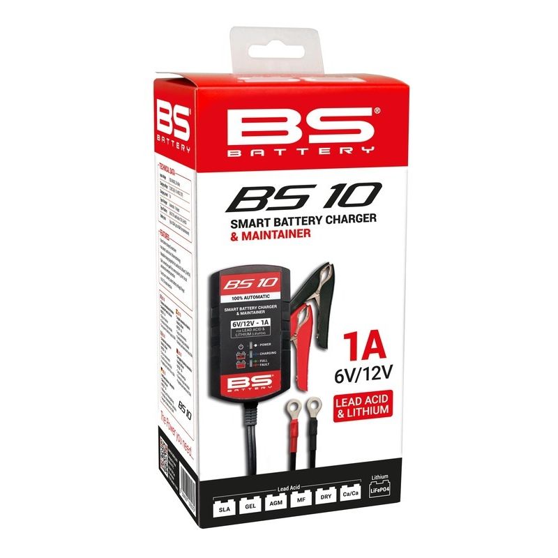 Chargeur de batterie intelligent BS BATTERY BS10 - Kit 20+3 Chargeur de batterie intelligent BS BATTERY BS10 - Kit 20+3