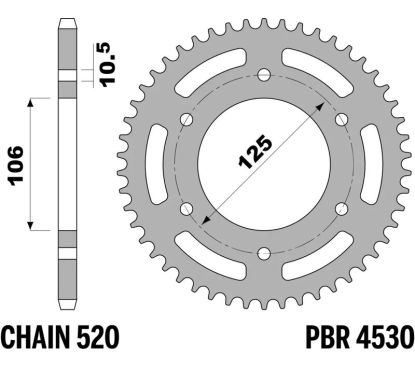 Couronne PBR acier standard - 520