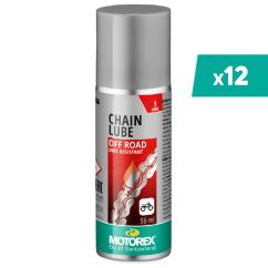 Lubrifiant chaîne MOTOREX Chainlube Off-Road - spray 56ml (x12)