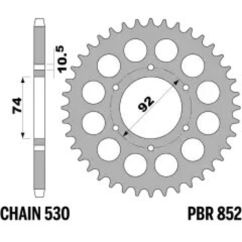 Couronne PBR acier standard - 530