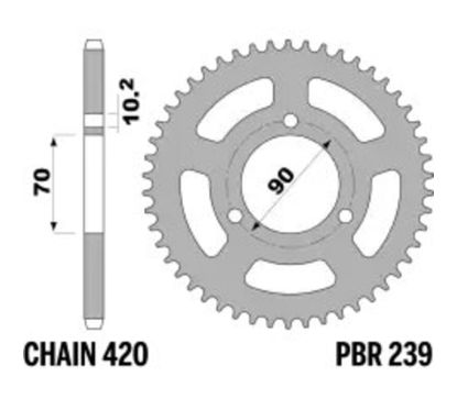 Couronne PBR acier standard - 420