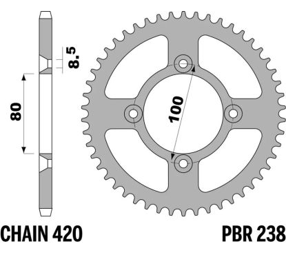 Couronne PBR acier standard - 420