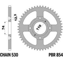 Couronne PBR acier standard - 530