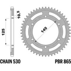 Couronne PBR acier standard - 530