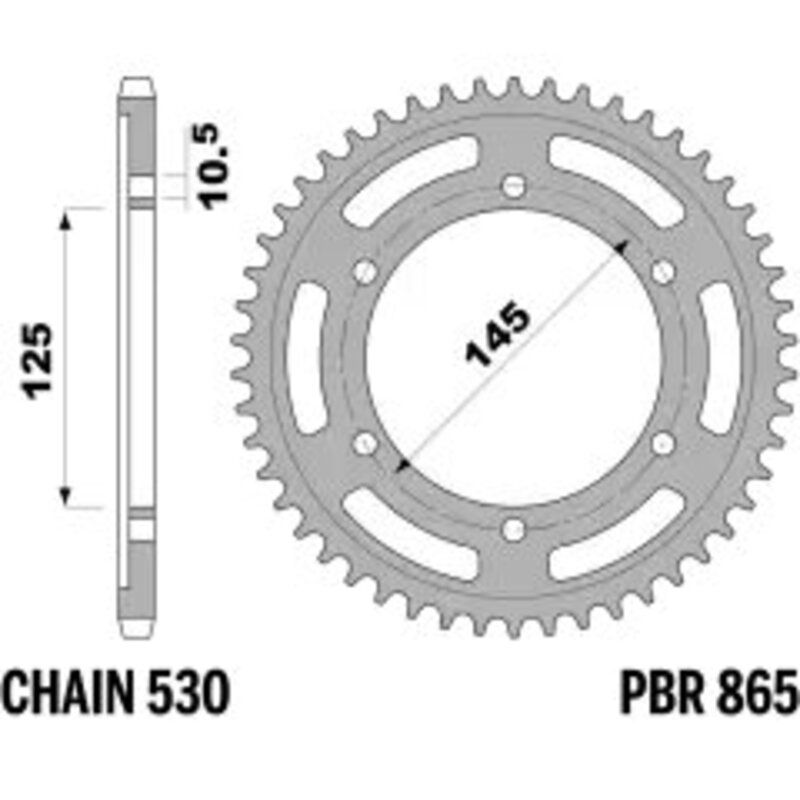 Couronne PBR acier standard - 530