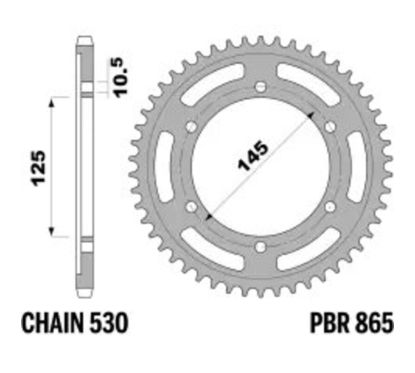 Couronne PBR acier standard - 530