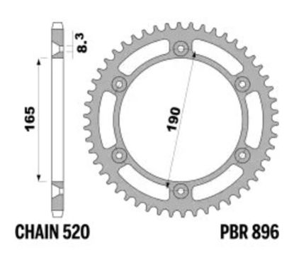 Couronne PBR acier standard - 520