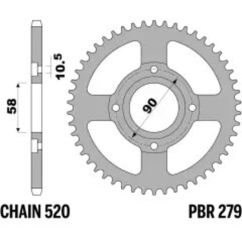 Couronne PBR acier standard - 520