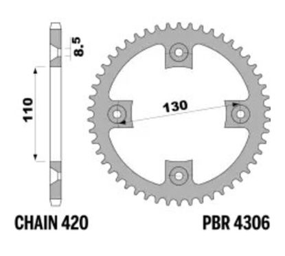Couronne PBR acier standard - 420