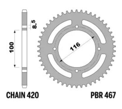 Couronne PBR acier standard - 420