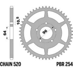 Couronne PBR acier standard - 520