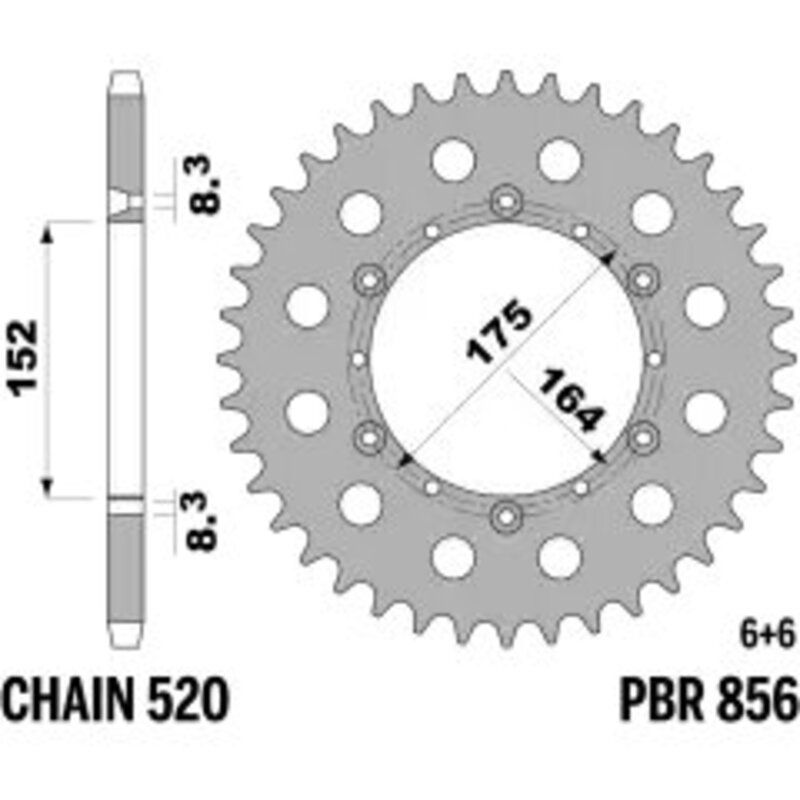 Couronne PBR acier standard - 520
