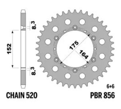 Couronne PBR acier standard - 520