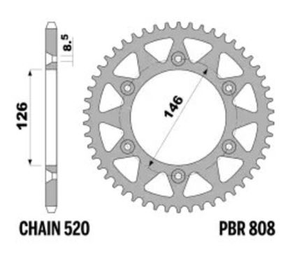 Couronne PBR acier standard - 520