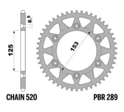 Couronne PBR acier standard - 520