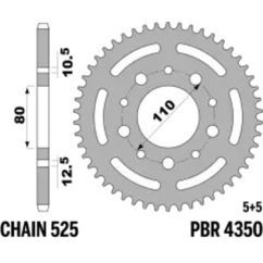 Couronne PBR acier standard - 525