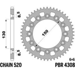 Couronne PBR acier standard - 520